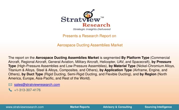 presents a research report on aerospace ducting