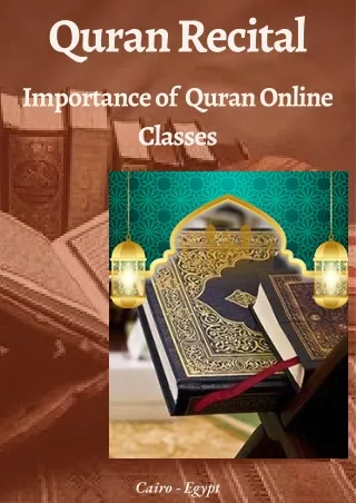 Importance of Quran Online Classes