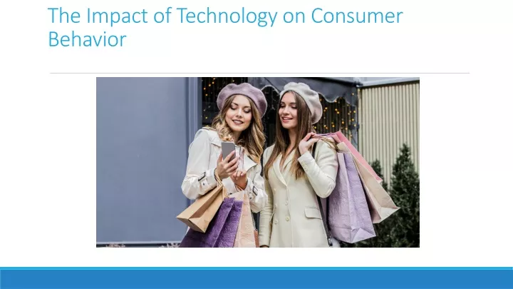 literature review on impact of technology on consumer behaviour