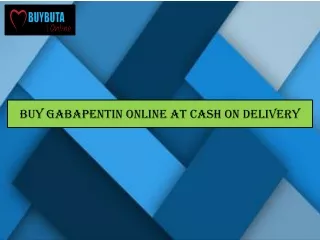 Buy Gabapentin Online At Cash On Delivery