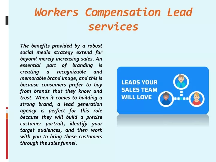 workers compensation lead services