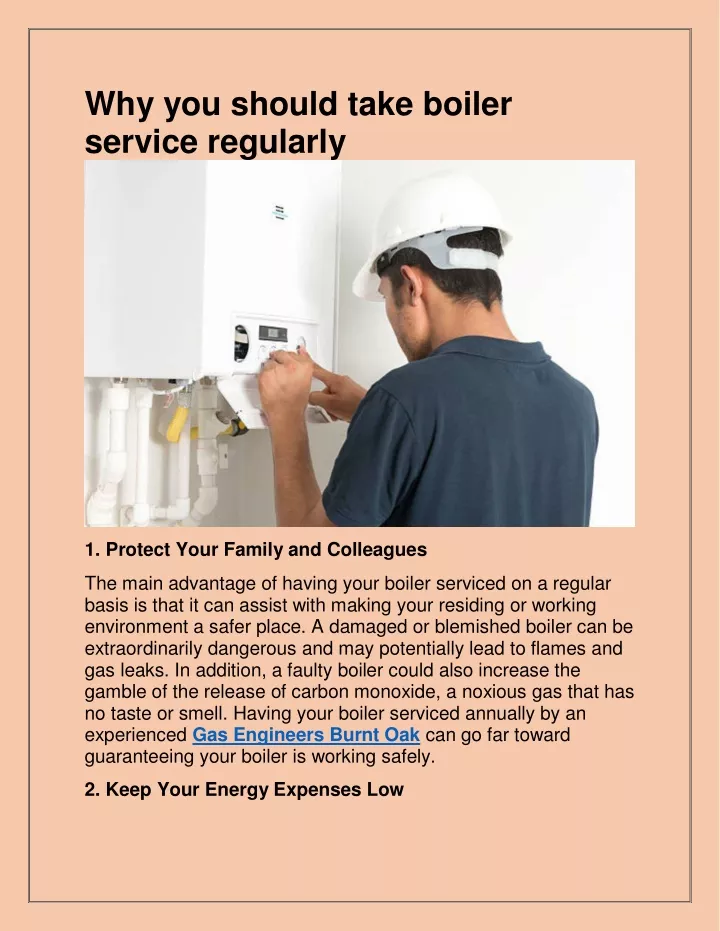why you should take boiler service regularly