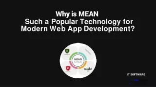 Why is MEAN Such a Popular Technology for Modern Web App Development