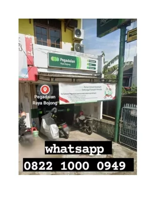 Ajukan Pinjaman Pegadaian WA[0822-1000-0949]