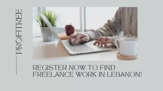 Profitree - Register to Find Freelance Work in Lebanon