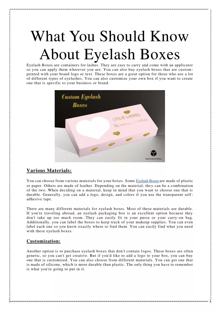 what you should know about eyelash boxes eyelash