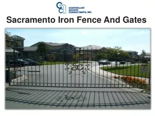 Sacramento Iron Fence And Gates