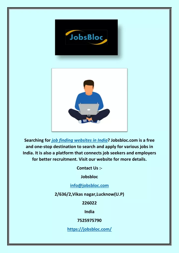 searching for job finding websites in india