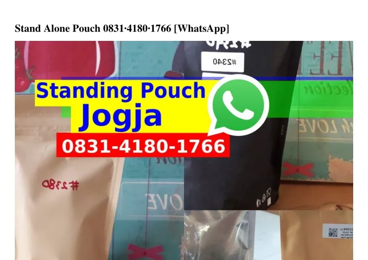 stand alone pouch 0831 4180 1766 whatsapp