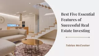 Tobias McCosker- What Makes a Successful Real Estate Investor?