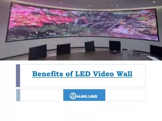Benefits of LED Video Wall