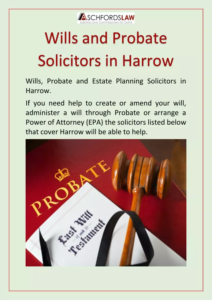 wills probate and estate planning solicitors