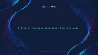 8 tips to maximize salesforce code analysis