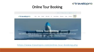 online tour booking