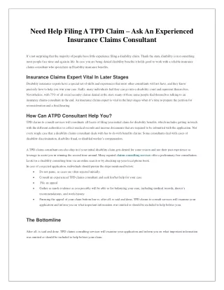 Need Help Filing A TPD Claim – Ask An Experienced Insurance Claims Consultant-converted (1)