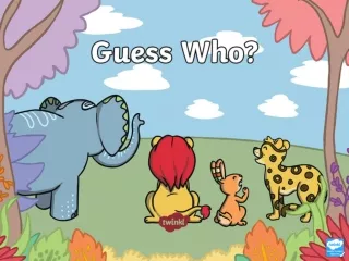 Animal Themed Guess Who Interactive Class Game Powerpoint