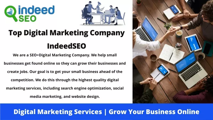 top digital marketing company indeedseo