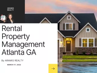 Top Rental Property Management Atlanta GA – Aramis Realty