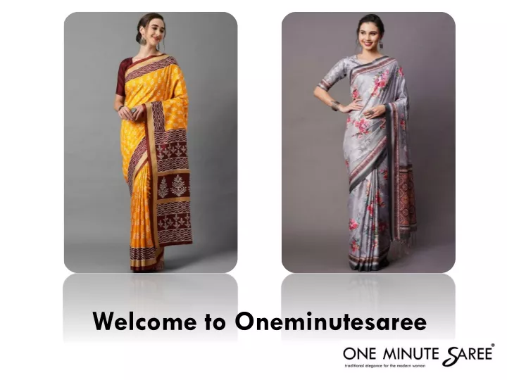 welcome to oneminutesaree