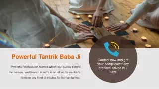 Powerful Tantrik Baba Ji - World Famous Services