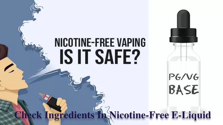 how safe is nicotine free vaping