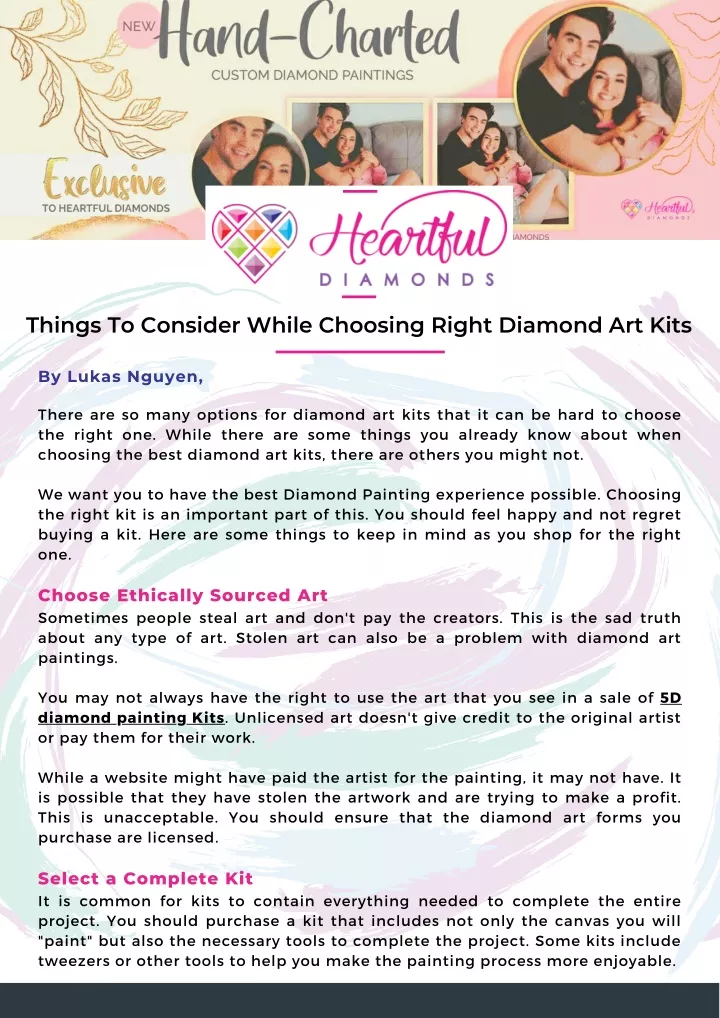 things to consider while choosing right diamond