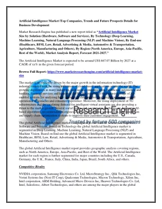 artificial intelligence market top companies