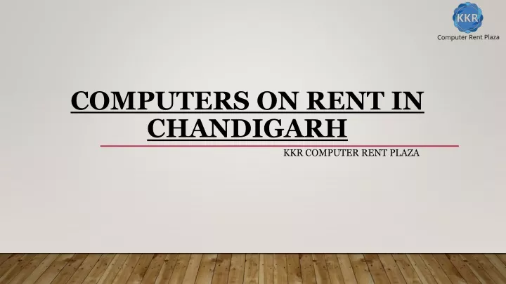 computers on rent in chandigarh