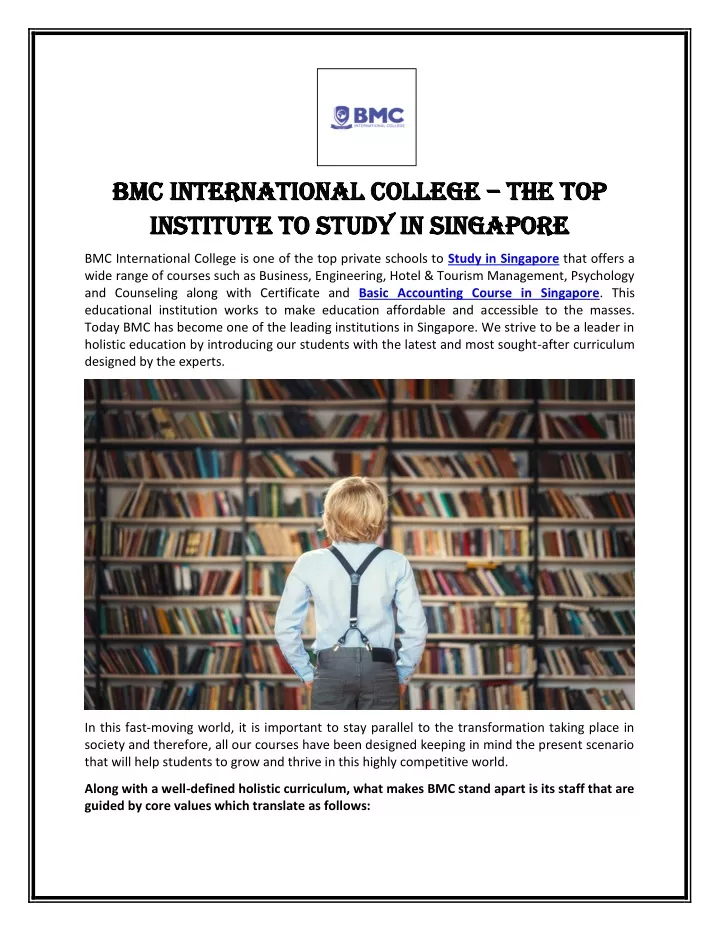 bmc international college bmc international