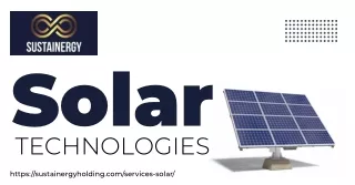 Do You Know The Benefits of Solar Technologies - Visit at Sustainergy