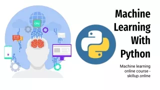 Machine Learning with Python online course: The Complete Guide