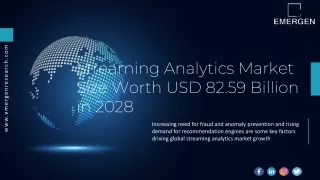 streaming analytics market size worth