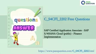 c s4cfi 2202 free questions c s4cfi 2202 free