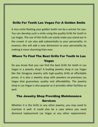 Grillz for Teeth Las Vegas for a Golden Smile-converted