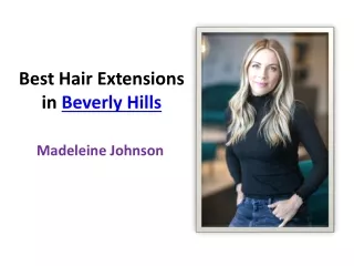 The Micro Bead Hair Extension - Beverly Hills Extensions