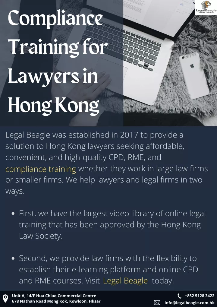 compliance training for lawyers in hong kong