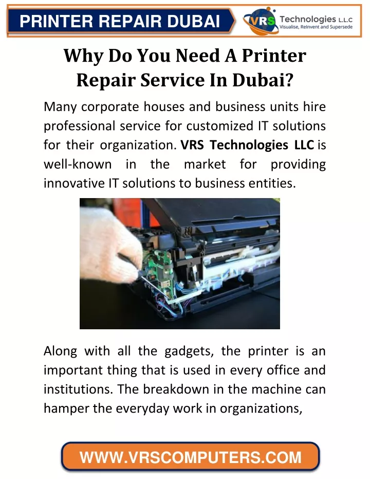 printer repair dubai