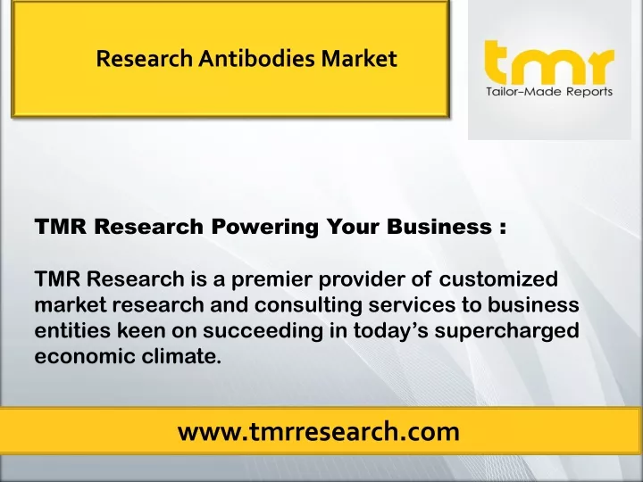 research antibodies market