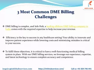 3 most common dme billing challenges