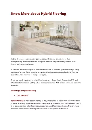 Know More About Hybrid Flooring-converted