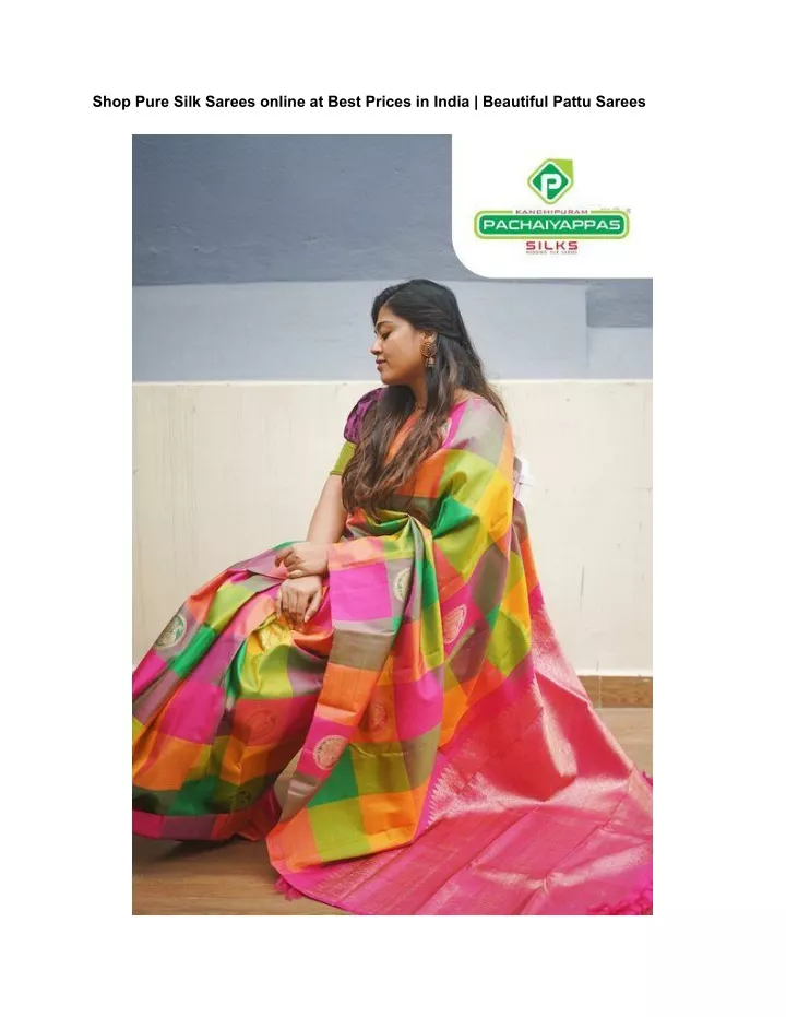 shop pure silk sarees online at best prices