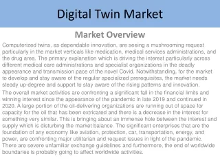 Digital Twin Market Research Report