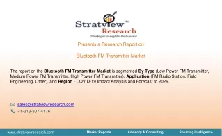 presents a research report on bluetooth