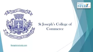 st joseph's college of commerce