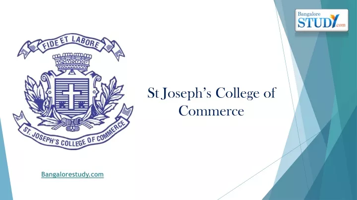st j oseph s college of commerce