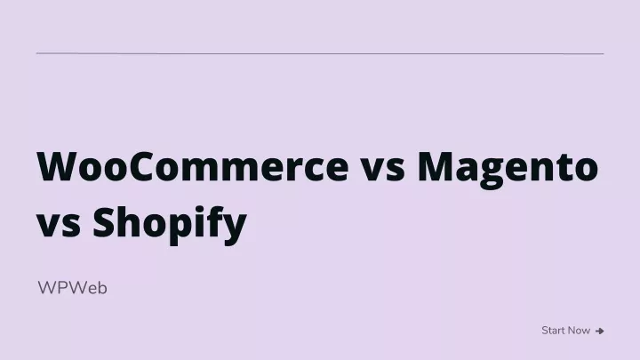 woocommerce vs magento vs shopify