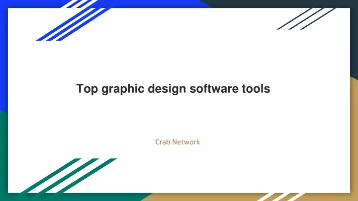 top graphic design software tools