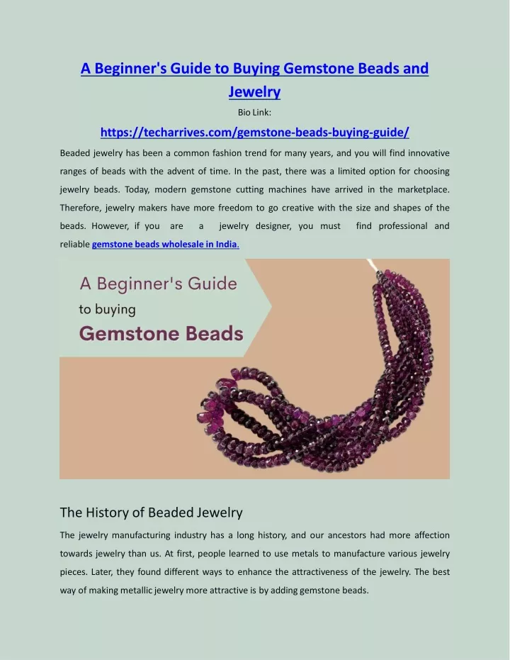 a beginner s guide to buying gemstone beads