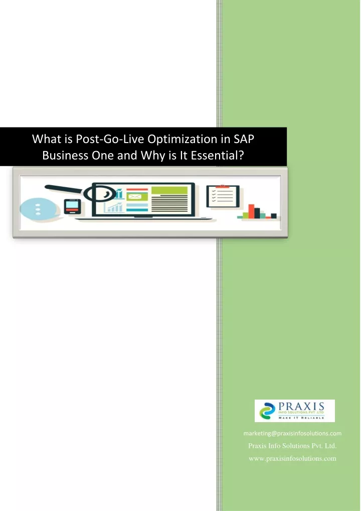 what is post go live optimization in sap business