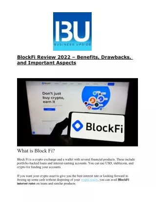 blockfi review 2022 benefits drawbacks